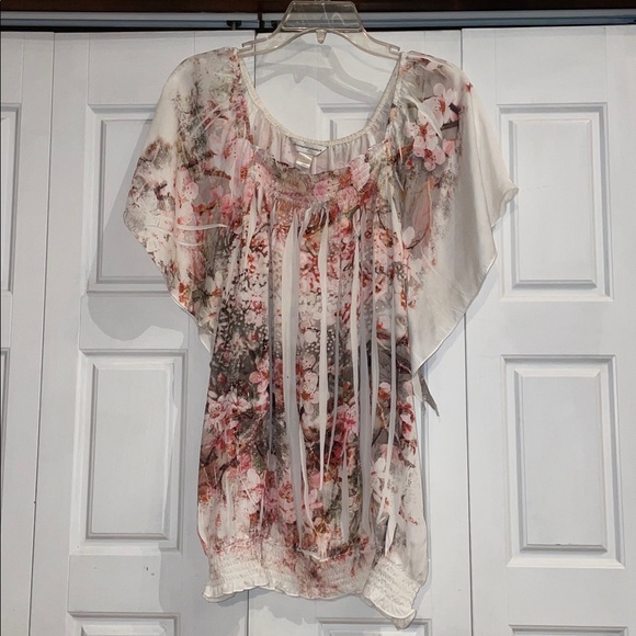 Christopher & Banks Tops - Christopher & Banks Sheer Blouse